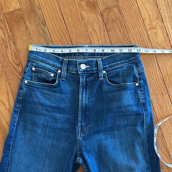 Mother High Waisted Rider Ankle in This Thing Between Us Straight Jeans Sz 26 - Picture 3 of 10